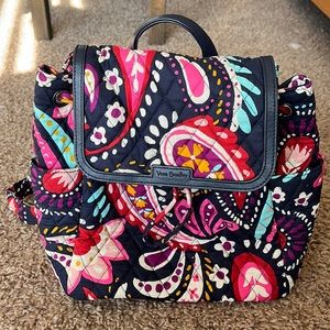 Vera Bradley Painted Paisley Fashion Backpack
